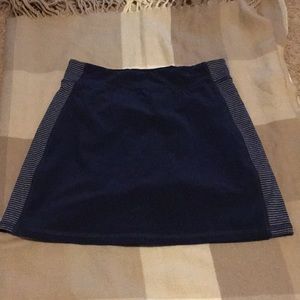 Soybu navy and gray stripped skirt size XS